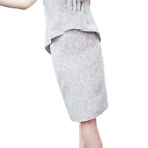 Abbeyglass NWT Printed Cotton Pencil Skirt Sm